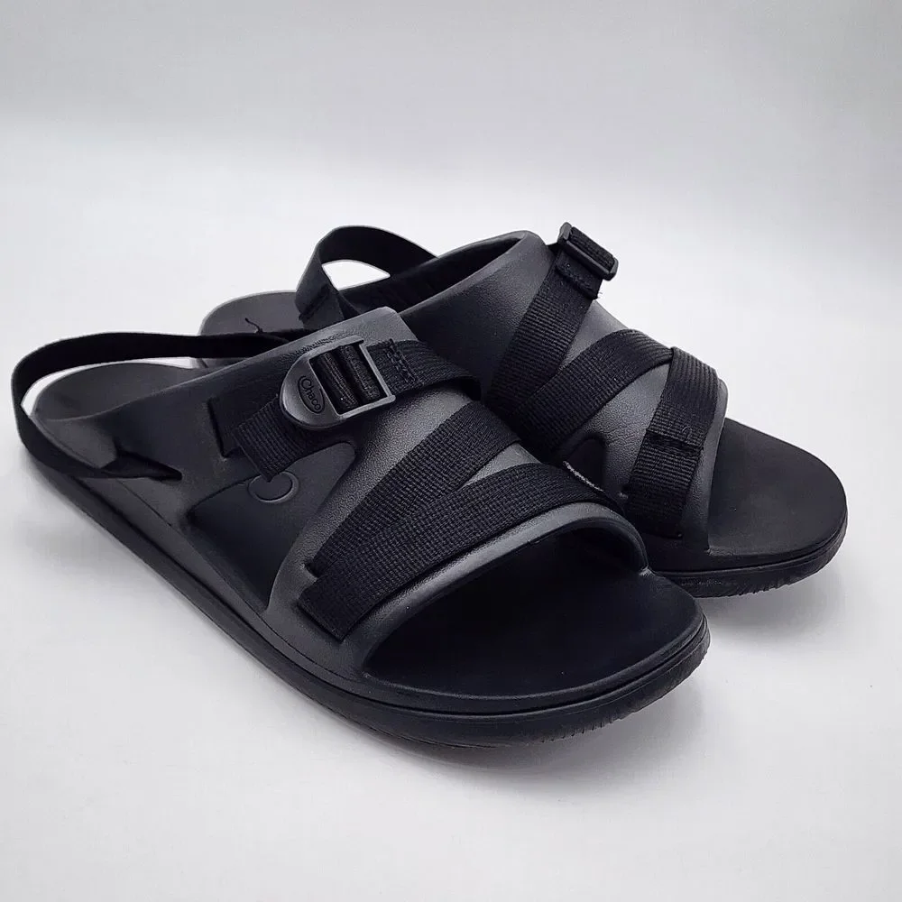 CHACO Chillos Sport Women's Sz 10 Slide Sandals Back Strap Black‎ Lightweight